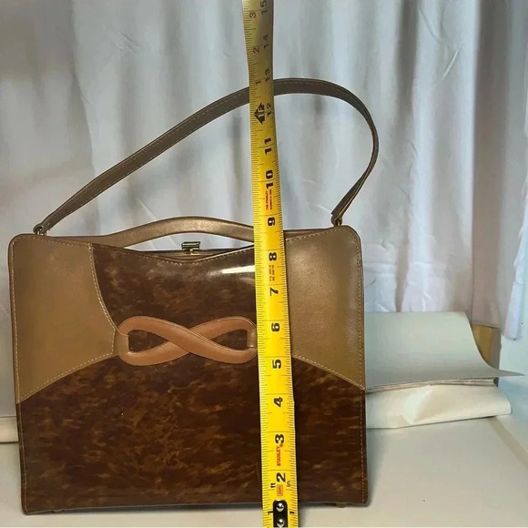 Vintage 60s Mod Bow Handbag by Air Step - Picture 13 of 14